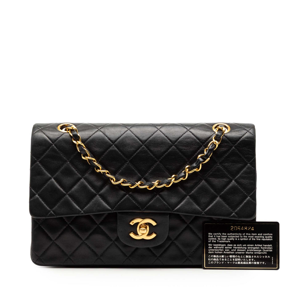 Chanel Medium Classic Cuir d’agneau Double rabat – GABY PARIS Authentique