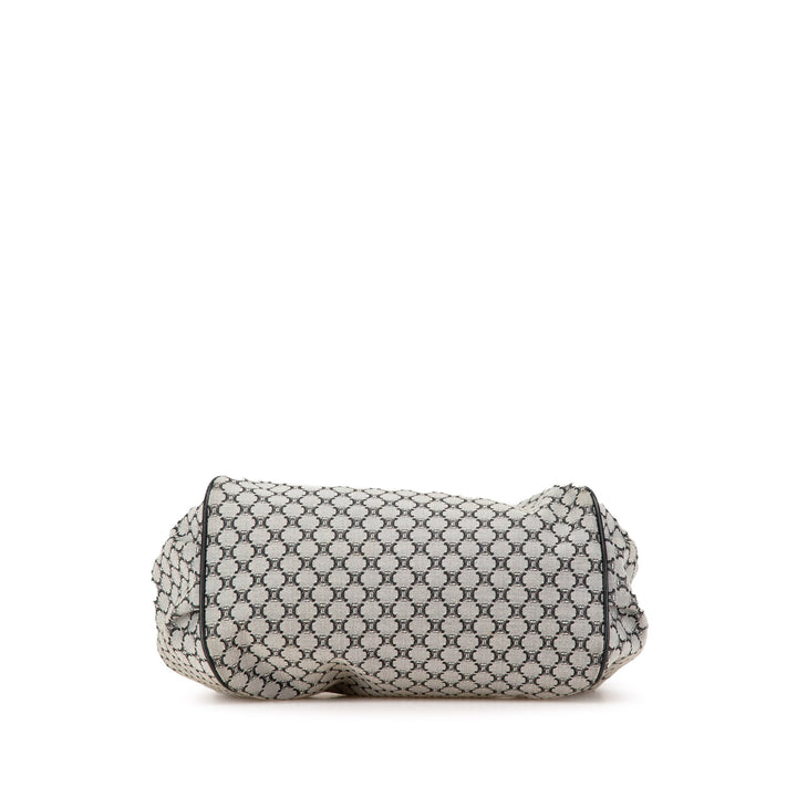 Macadam Canvas Shoulder Bag Gray - Gaby Paris