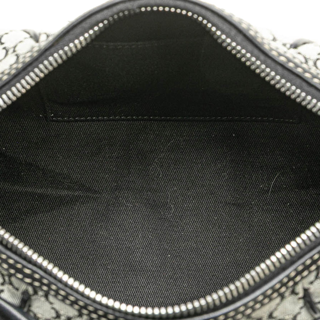 Macadam Canvas Shoulder Bag Gray - Gaby Paris