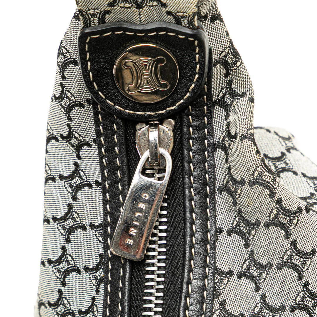 Macadam Canvas Shoulder Bag Gray - Gaby Paris