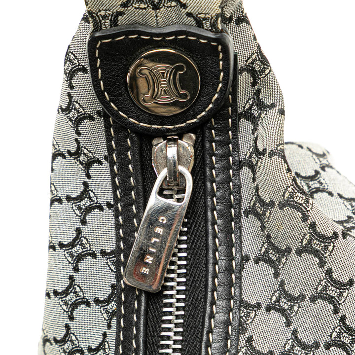 Macadam Canvas Shoulder Bag Gray - Gaby Paris