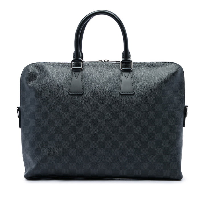 Louis Vuitton Porte Documents Jour Damier Graphite Noir – vue principale – GABY PARIS
