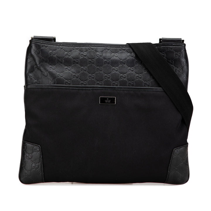 Guccissima Nylon Crossbody Black - Gaby Paris