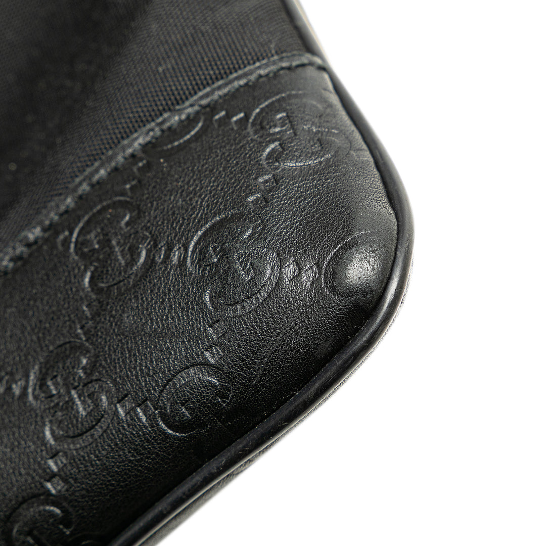Guccissima Nylon Crossbody Black - Gaby Paris
