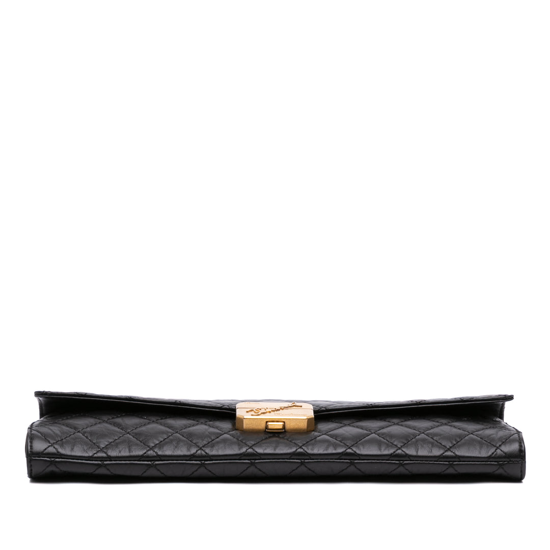 Chanel Paris Hamburg Matelassé vieilli Cuir de veau Pochette