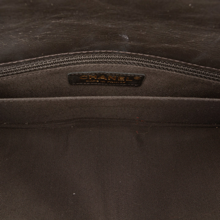Chanel Paris Hamburg Matelassé vieilli Cuir de veau Pochette