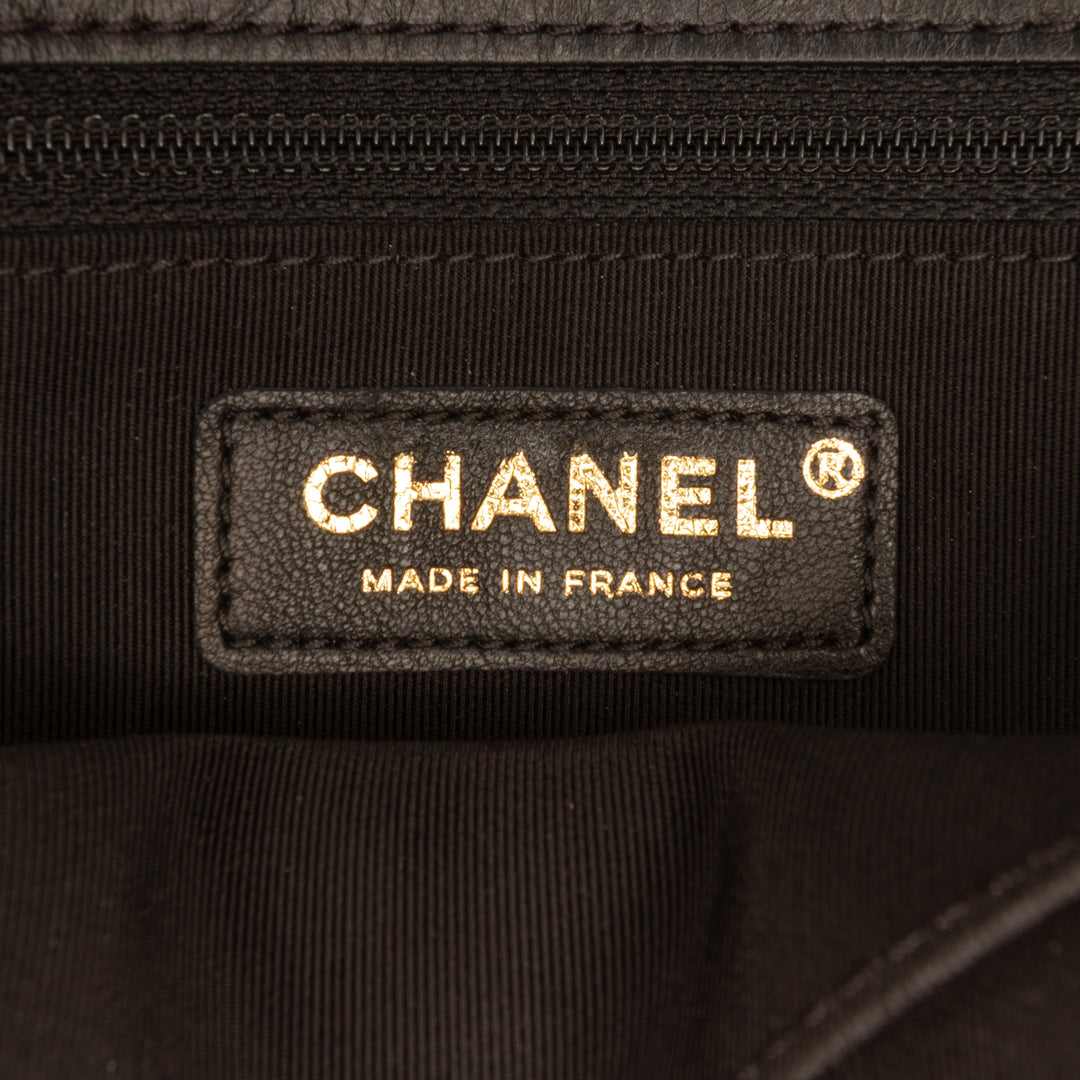 Chanel Paris Hamburg Matelassé vieilli Cuir de veau Pochette