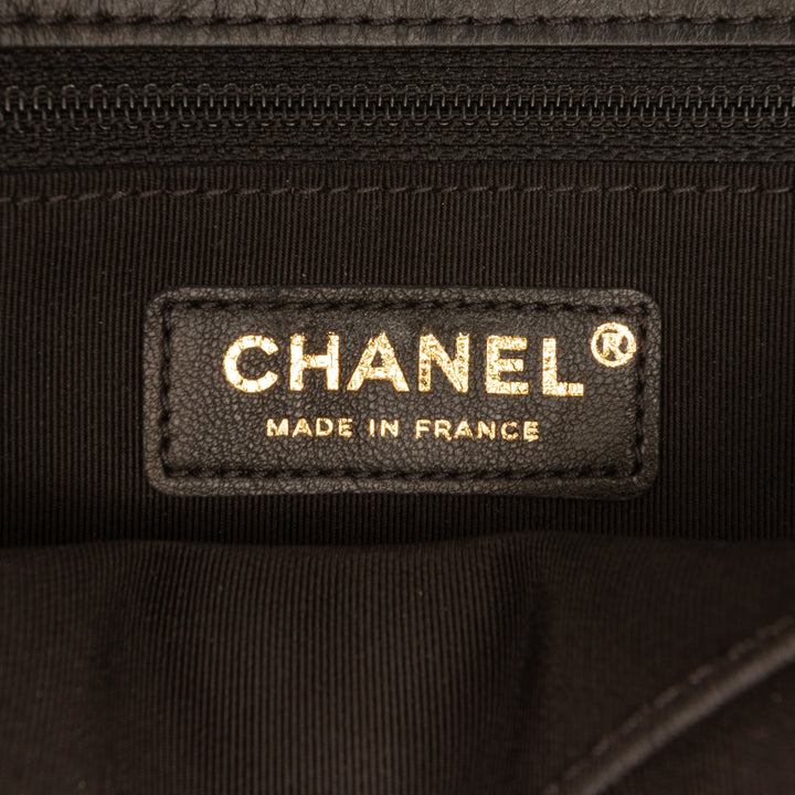 Chanel Paris Hamburg Matelassé vieilli Cuir de veau Pochette