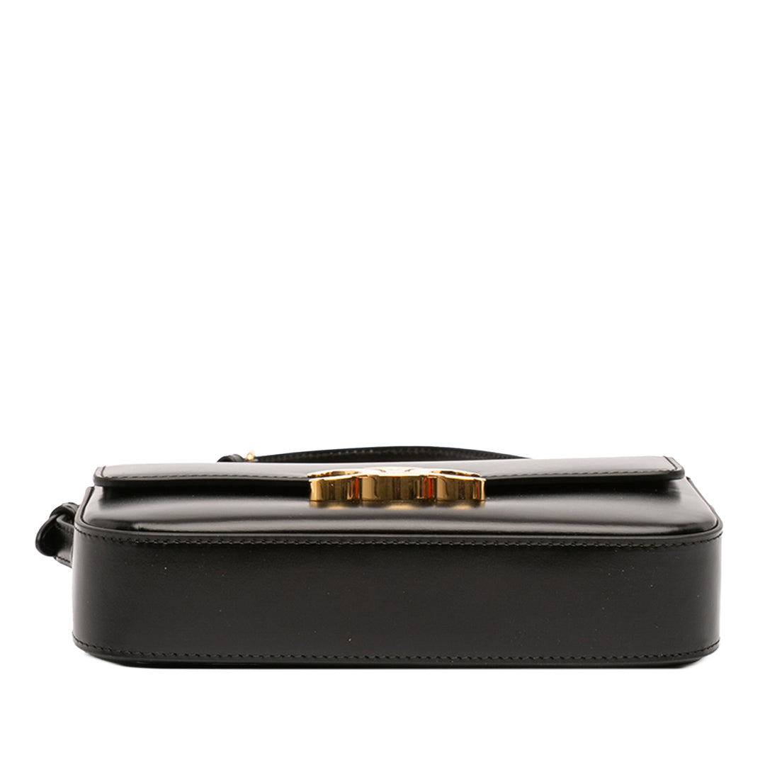 Celine brillant Cuir de veau Triomphe Claude Sac bandoulière