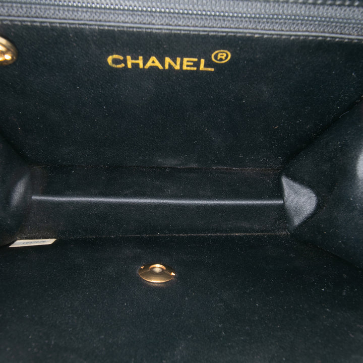 Chanel Mini Square Matelassé Satin Simple rabat