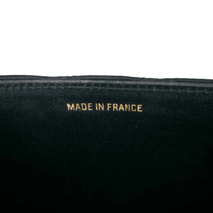 Chanel Mini Square Matelassé Satin Simple rabat