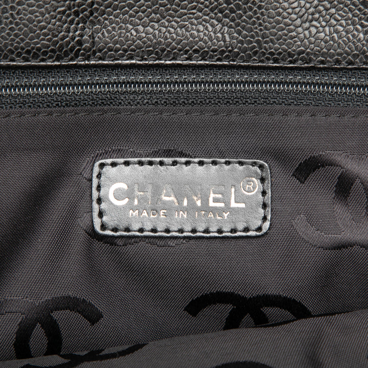 Chanel CC Cabas Cuir caviar Noir – vue 5 – GABY PARIS