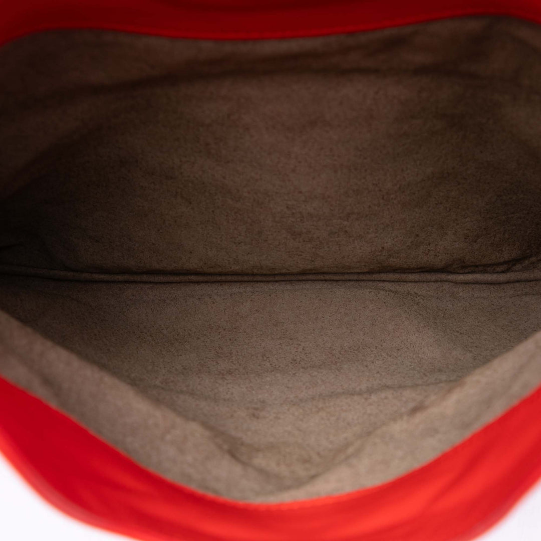 Intrecciato Turn Lock Pochette nappa Rouge