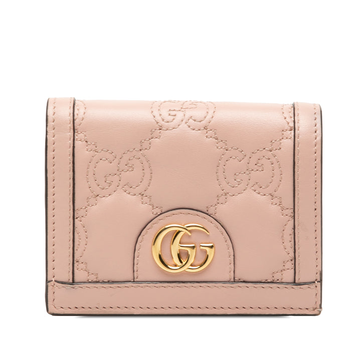 Gucci GG Matelasse Cuir Card Étui Portefeuille