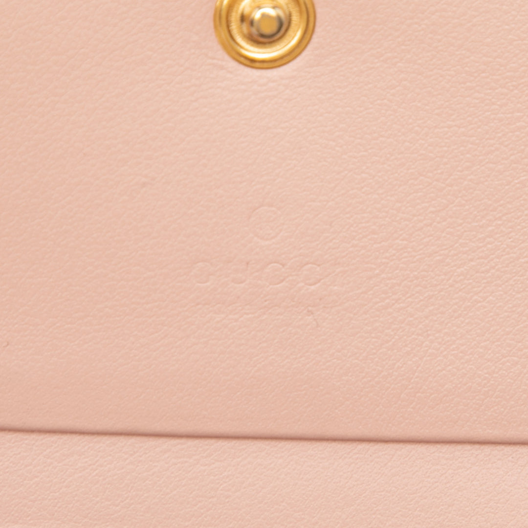 Gucci GG Matelasse Cuir Card Étui Portefeuille