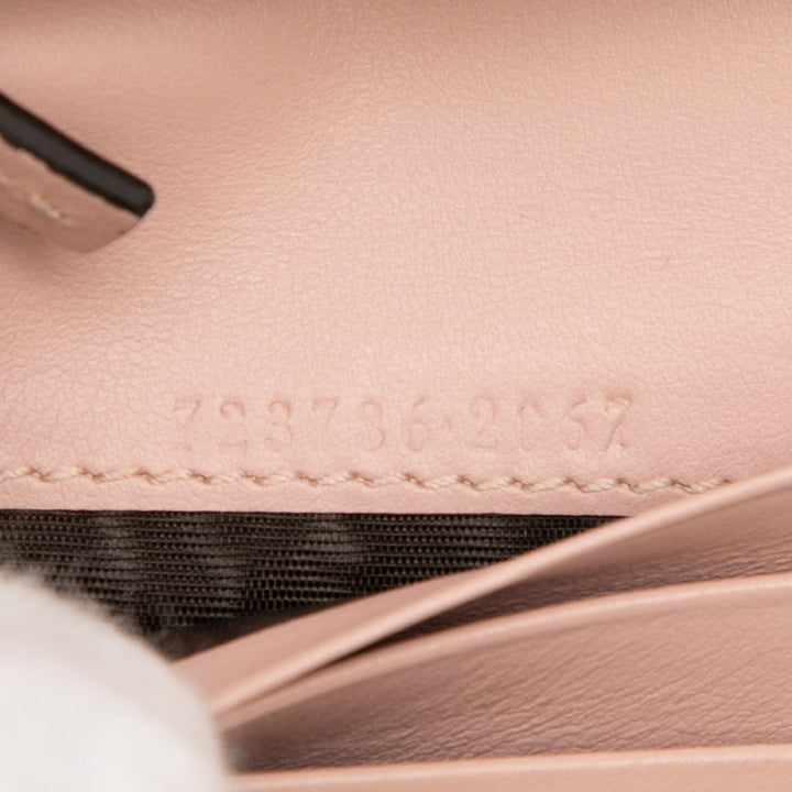 Gucci GG Matelasse Cuir Card Étui Portefeuille