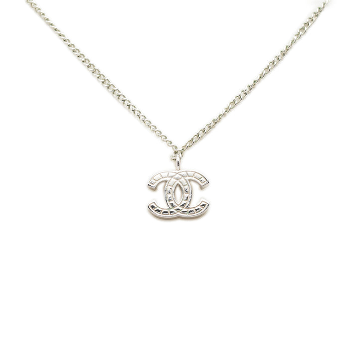 CC Brass Pendant Collier Argenté