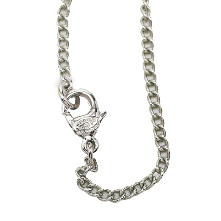 CC Brass Pendant Collier Argenté