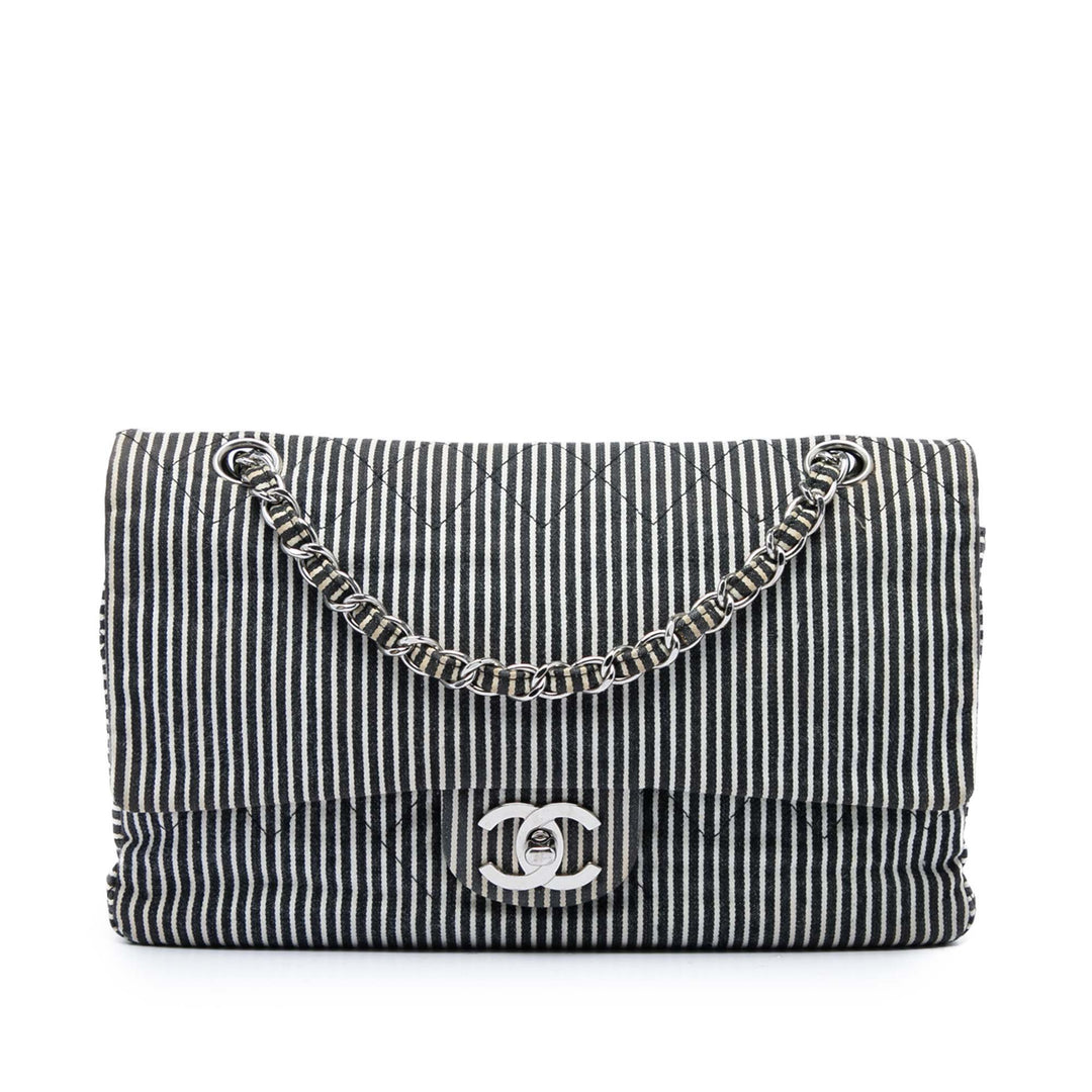 Classic Stripes Double rabat Moyen Noir
