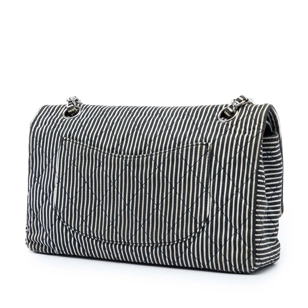 Classic Stripes Double rabat Moyen Noir