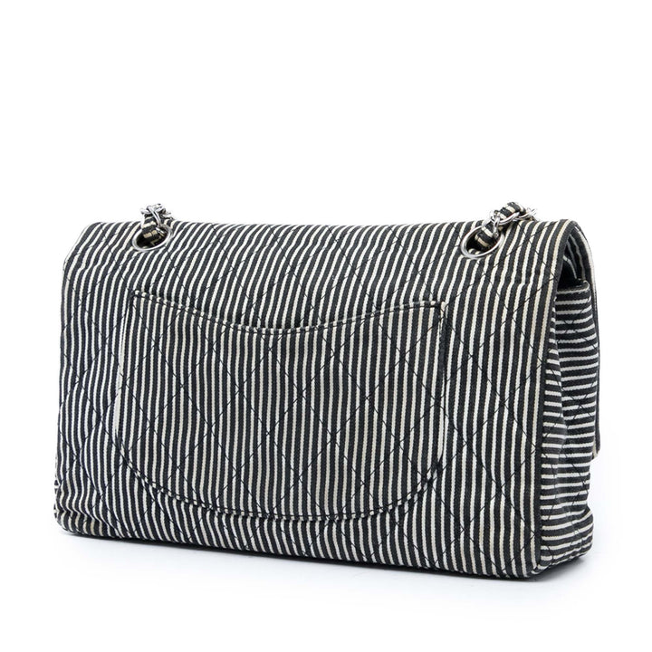 Classic Stripes Double rabat Moyen Noir