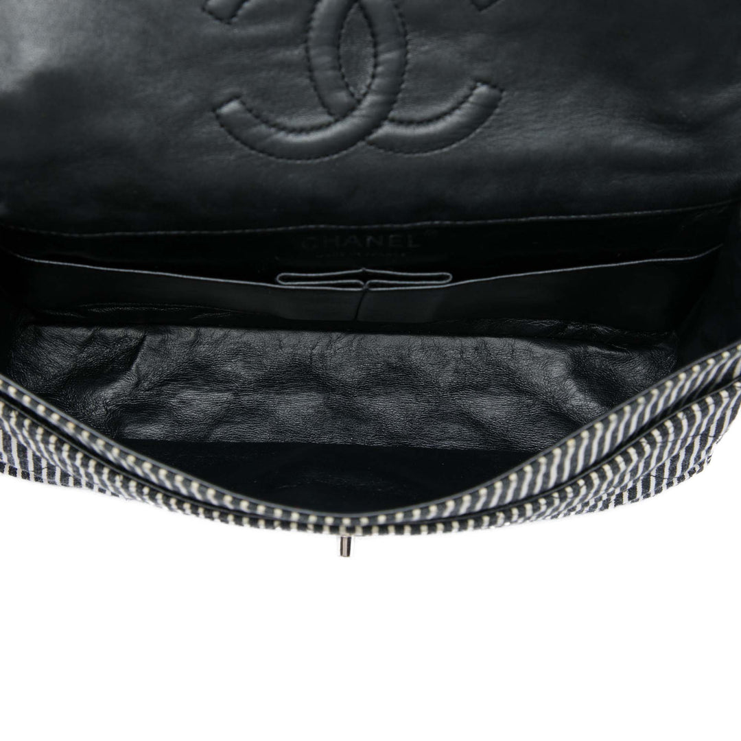 Classic Stripes Double rabat Moyen Noir