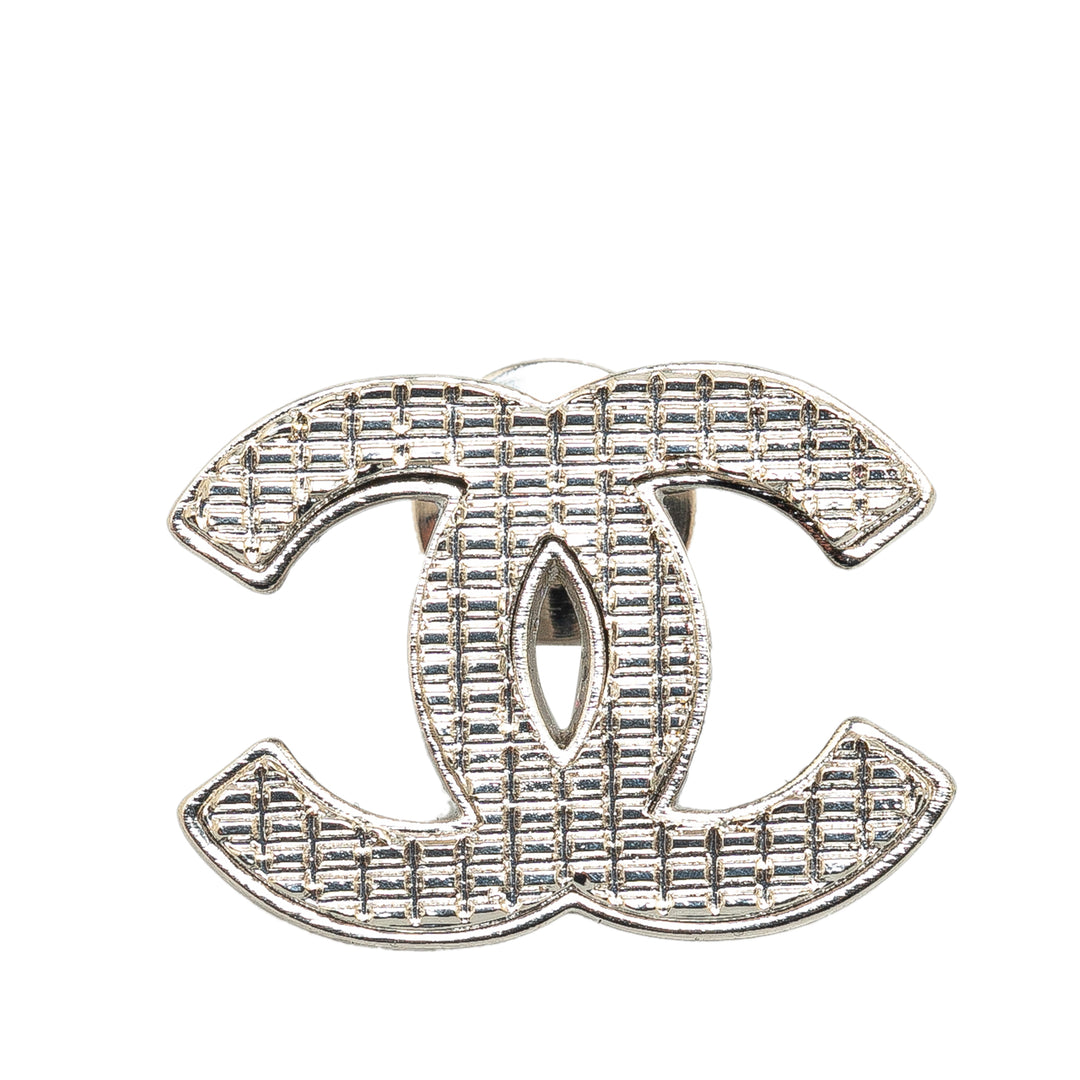 Silver CC Brooch Silver - Gaby Paris