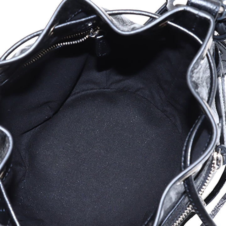 Balenciaga Sac seau Le Cagole XS Cuir d'agneau Noir – vue 5 – GABY PARIS