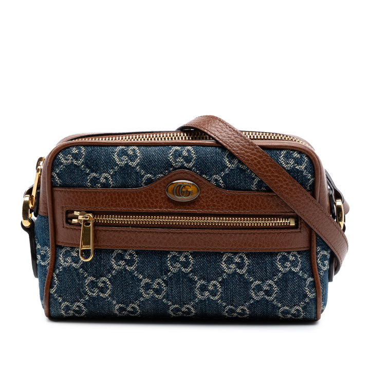GG Ophidia Sac Mini Jean Bleu