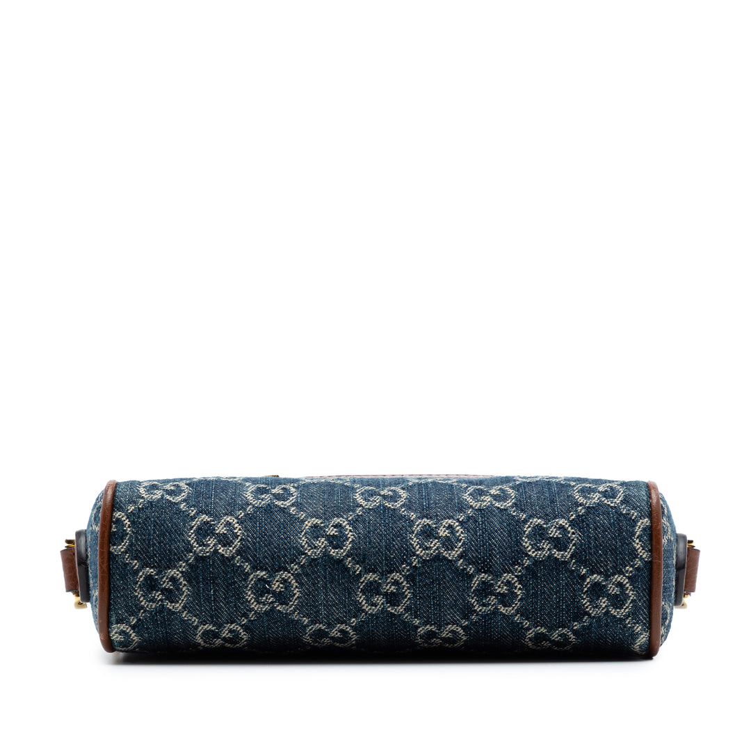 GG Ophidia Sac Mini Jean Bleu