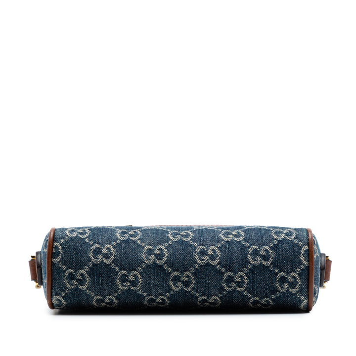 GG Ophidia Sac Mini Jean Bleu
