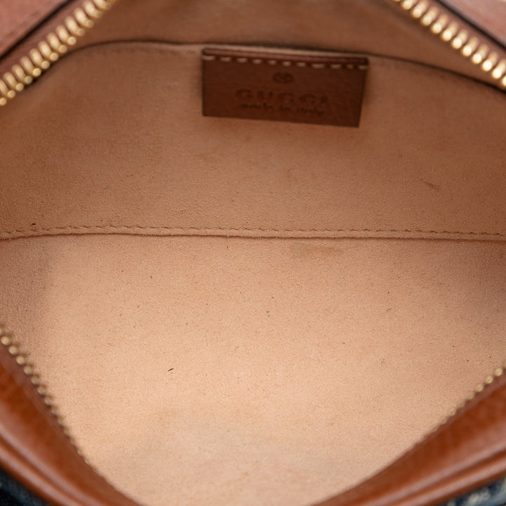 GG Ophidia Sac Mini Jean Bleu