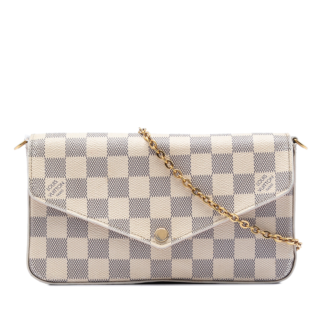 Louis Vuitton Pochette Felicie Toile Damier Azur