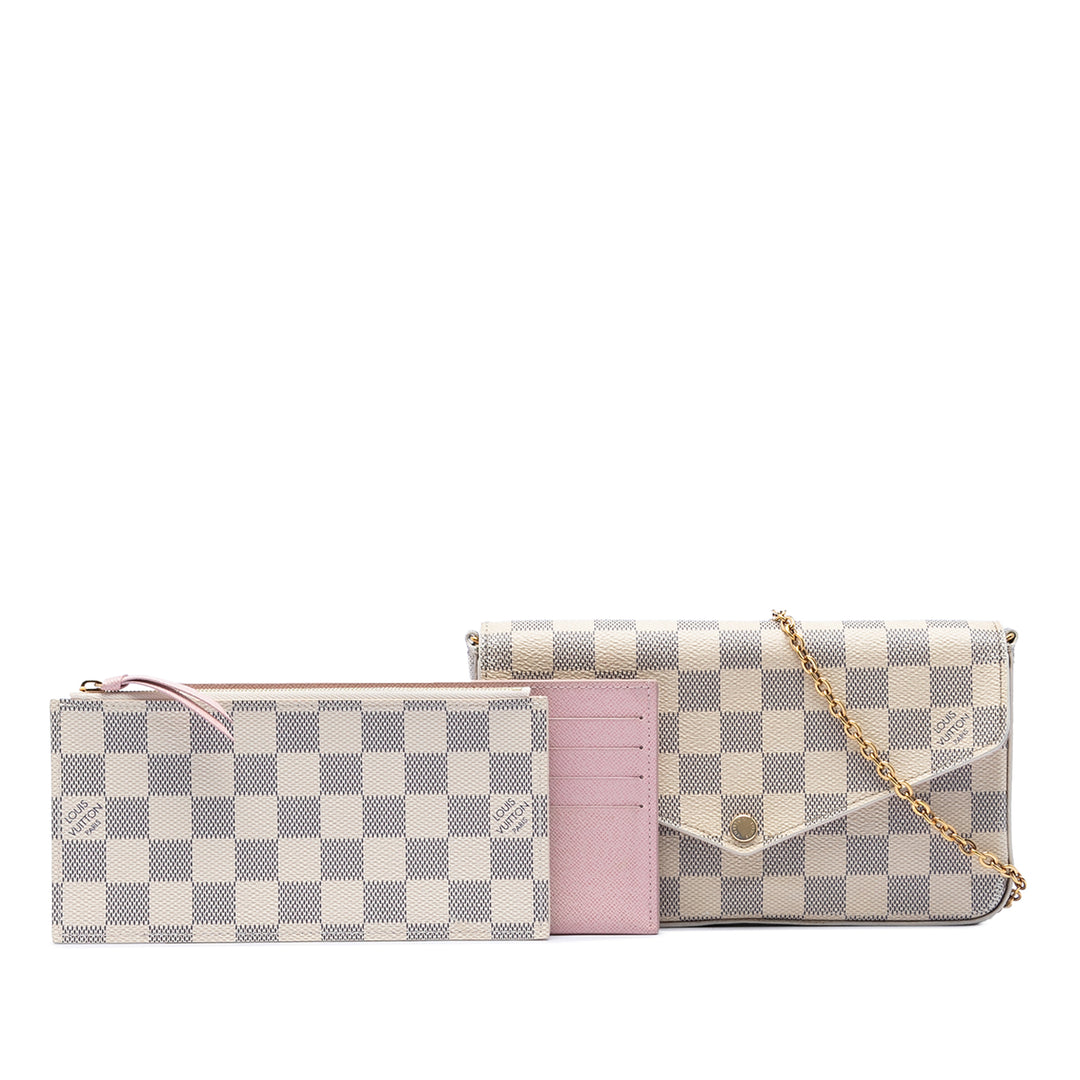 Louis Vuitton Pochette Felicie Toile Damier Azur