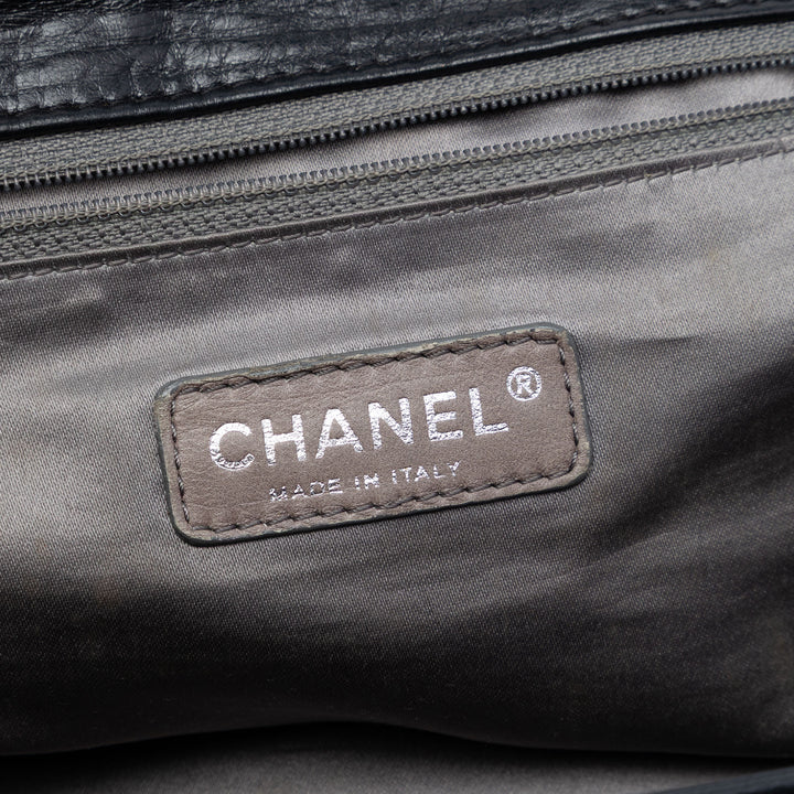 Chanel Matelassé Cuir d’agneau East West Mademoiselle Accordion à rabat