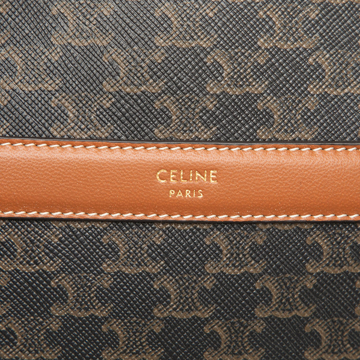 Celine Triomphe Rond Porte-monnaie Toile Triomphe enduite