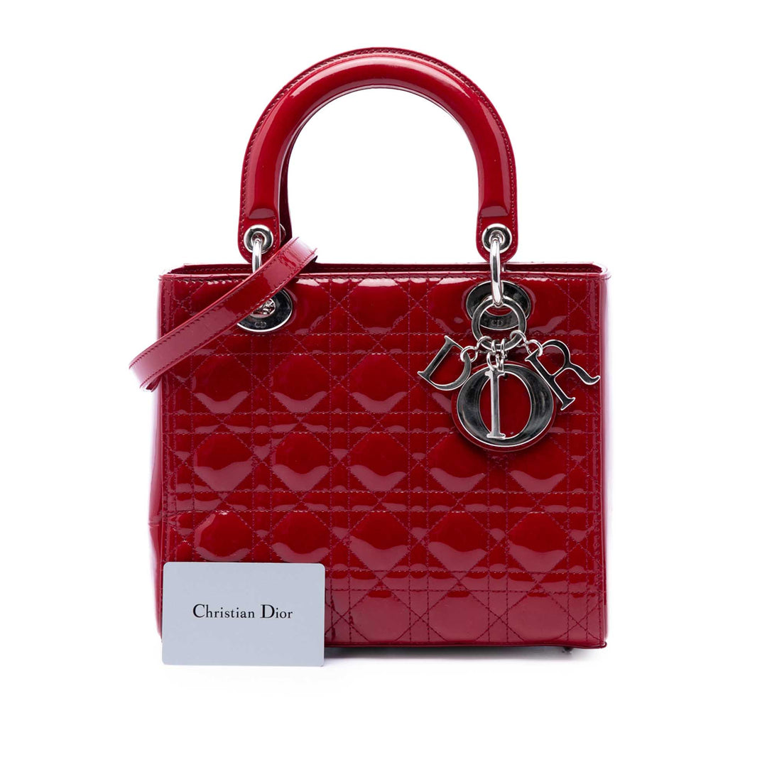 Dior Lady Dior Cannage Moyen Cuir
