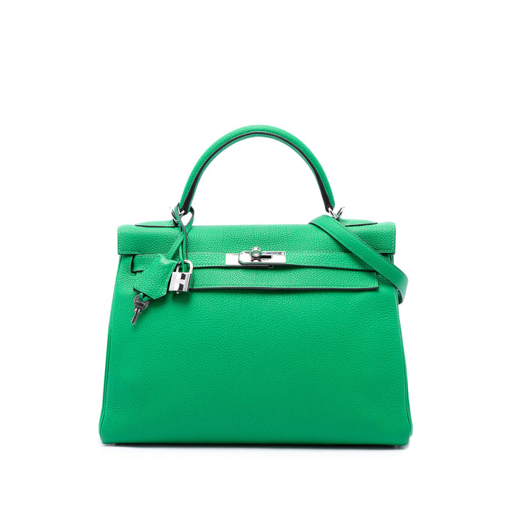 Hermès Kelly II Retourne 32 Togo Vert