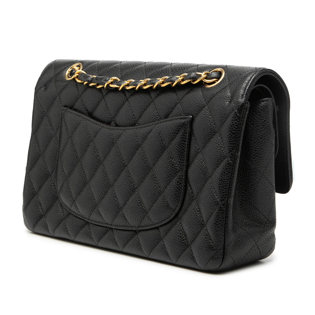 Chanel Medium Classic Caviar Double rabat