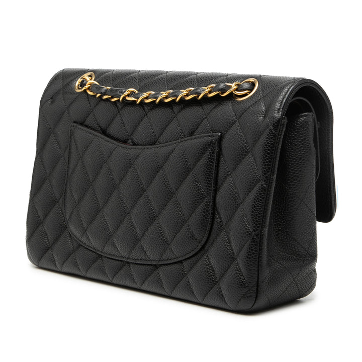 Chanel Medium Classic Caviar Double rabat