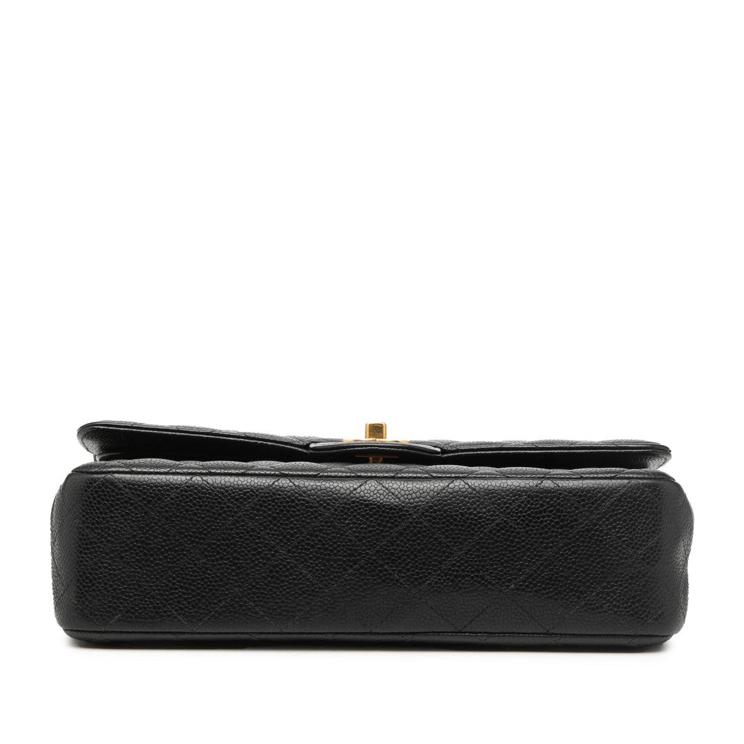 Chanel Medium Classic Caviar Double rabat