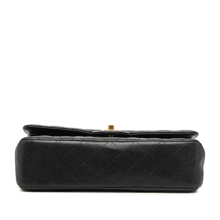 Chanel Medium Classic Caviar Double rabat