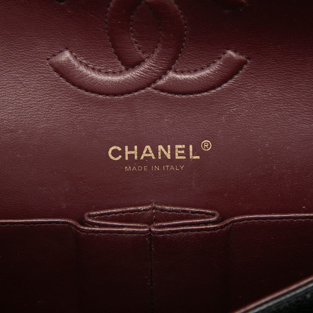 Chanel Medium Classic Caviar Double rabat