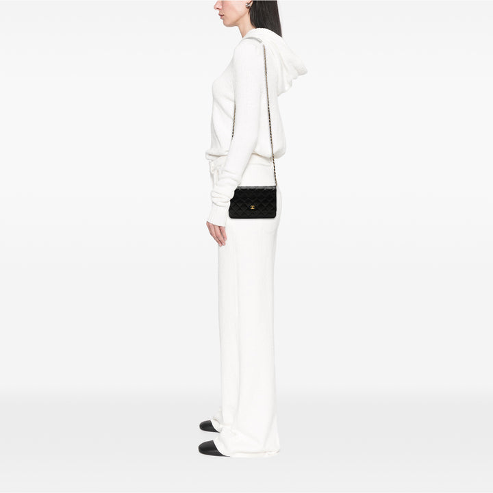 Chanel CC Matelassé Wallet on Chain Cuir caviar