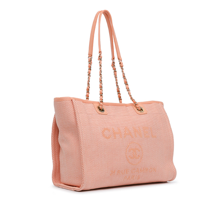 Small Canvas Deauville Tote Pink - Gaby Paris