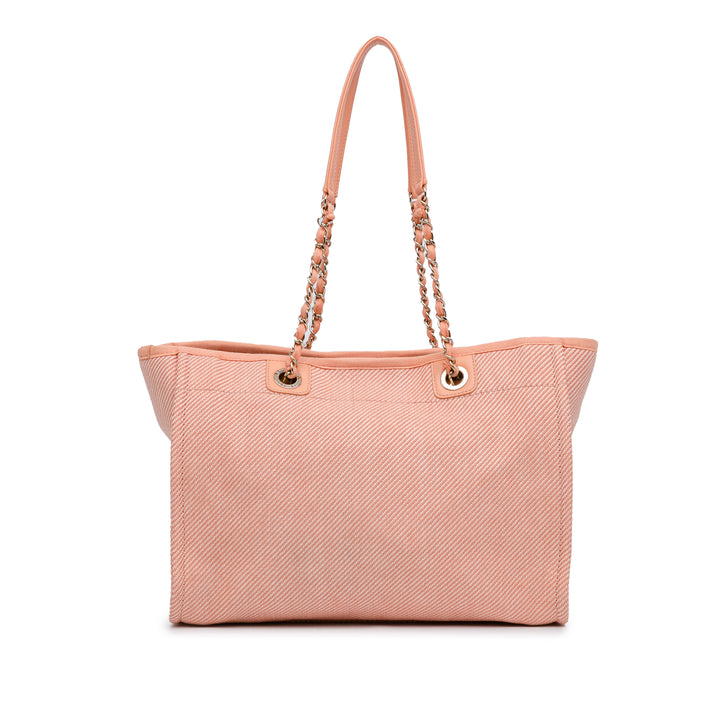 Small Canvas Deauville Tote Pink - Gaby Paris