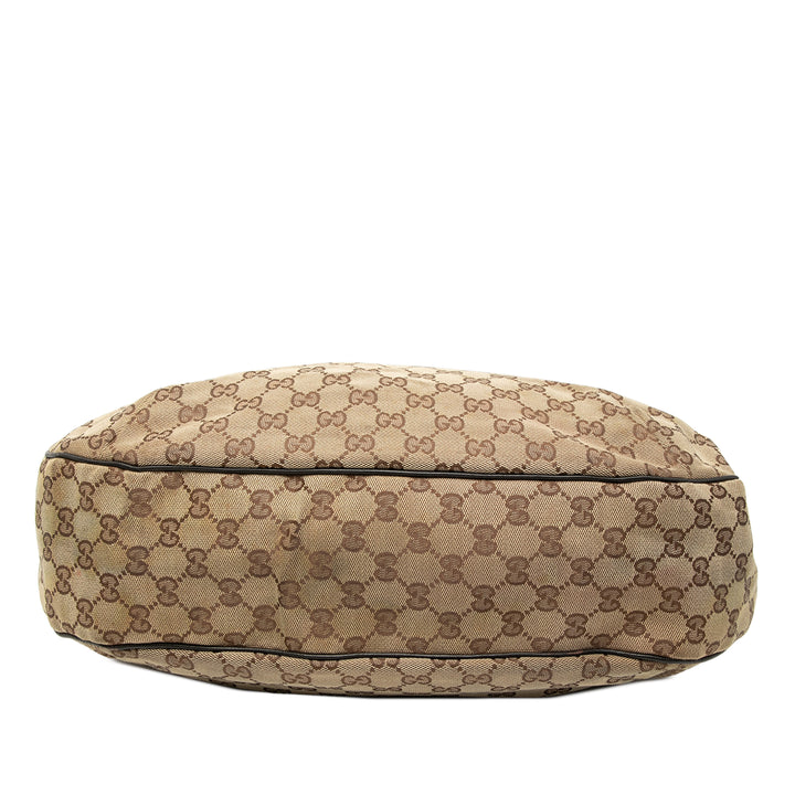 Gucci Large GG Toile Web New Ladies Hobo