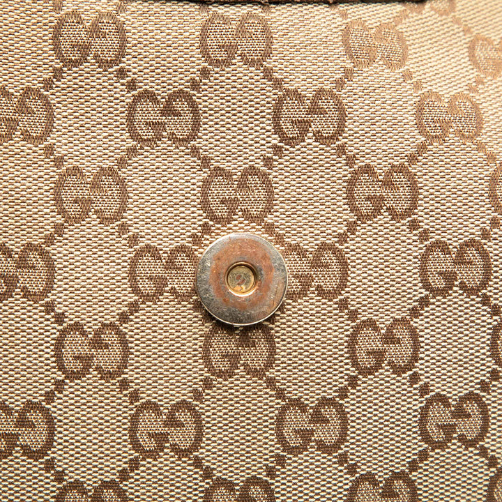 Gucci Large GG Toile Web New Ladies Hobo