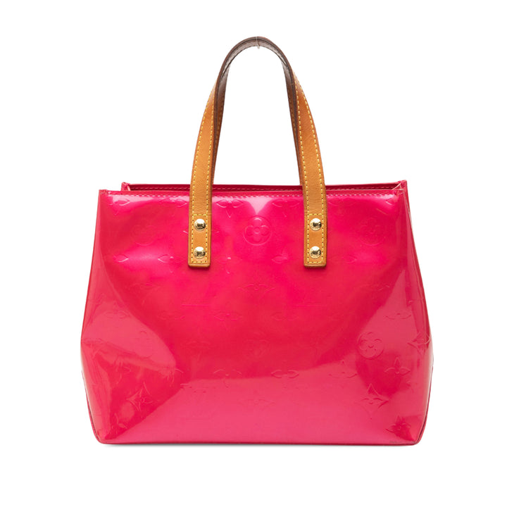 Reade PM Cuir verni Monogram Rose