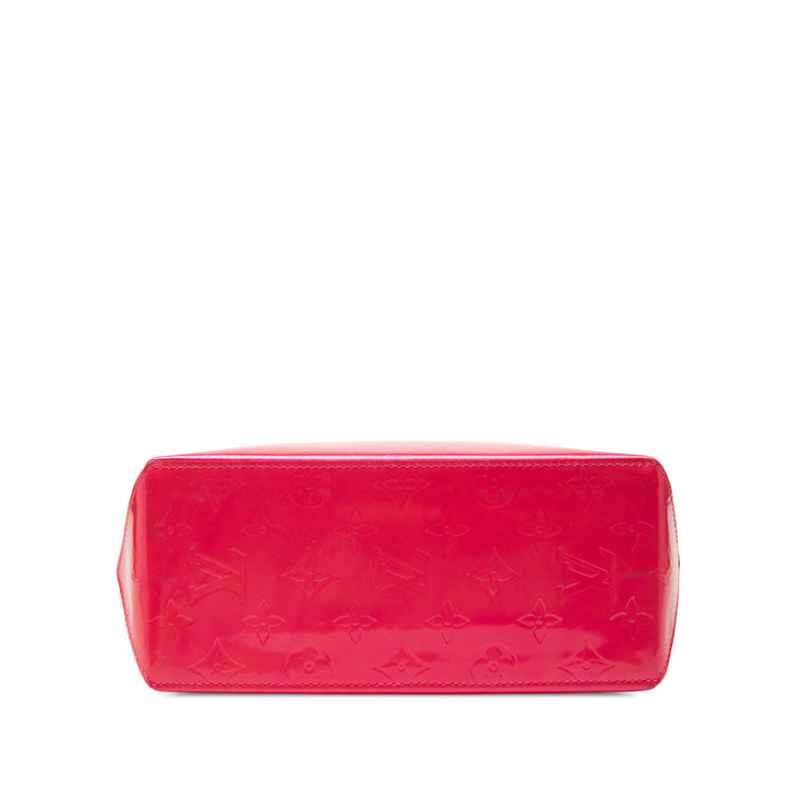 Reade PM Cuir verni Monogram Rose